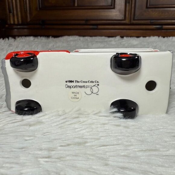 Vintage Coca-Cola Ceramic Department 56 Red White Bottle Case Delivery Truck - Picture 8 of 10